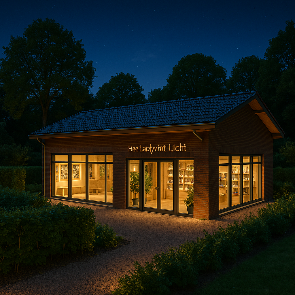 Spectaculaire lichtshow met muziek